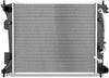 OEM-RA-13415 1-Row Aluminum Core Radiator Compatible with 2013-2017 Veloster 1.6L,18-5/16" W X 15-1/4" H X 1" D,1-3/8" Inlet / 1-7/8" Outlet
