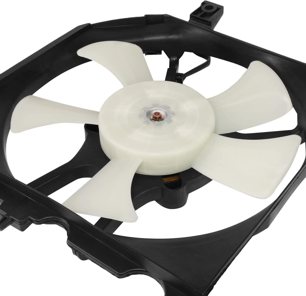 OEM-RF-0865 Factory Style A/C Condenser Fan Assembly Compatible with 95-98 200SX / 96-98 Lucino / 91-93 NX / 91-99 Sentra