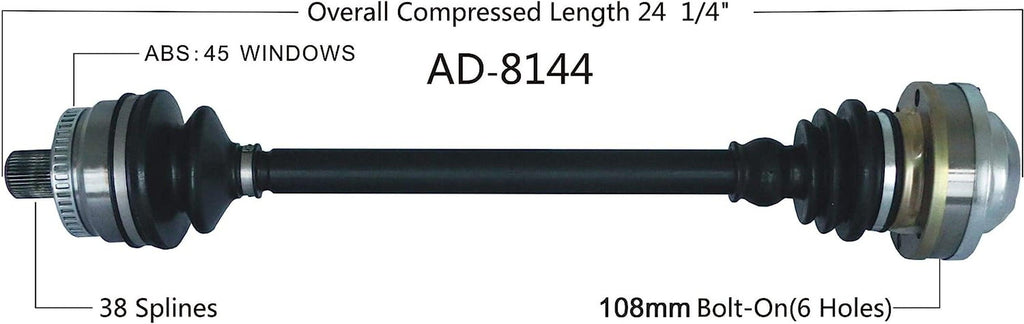 AD-8144 CV Axle