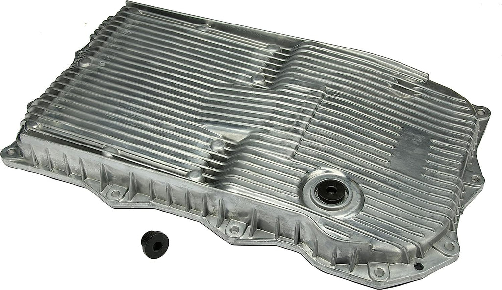68225344AA Transmission Oil Pan & Filter Kit, Aluminum Construction with Replaceable Filter; Bolts Not Included