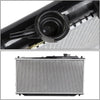 OEM-RA-2441 OE Style Direct Fit Aluminum Cooling Radiator Compatible with 00-04 Spectra, 27-1/4" W X 13-9/16" H X 1" D, 1-5/16" Inlet, 1-5/16" Outlet