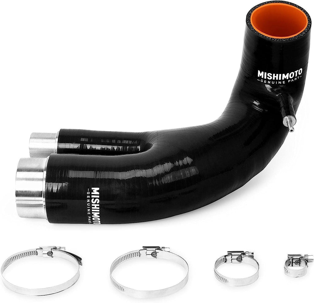 MMHOSE-MS3-07TIHBK Silicone Induction Hose Compatible with Mazda Mazdaspeed3 2007-2013/Mazdaspeed6 2006-2007 Black