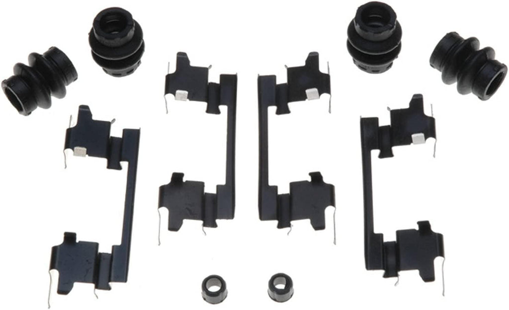 Gold 18K1581X Rear Disc Brake Caliper Hardware Kit with Clips, Seals, and Bushings
