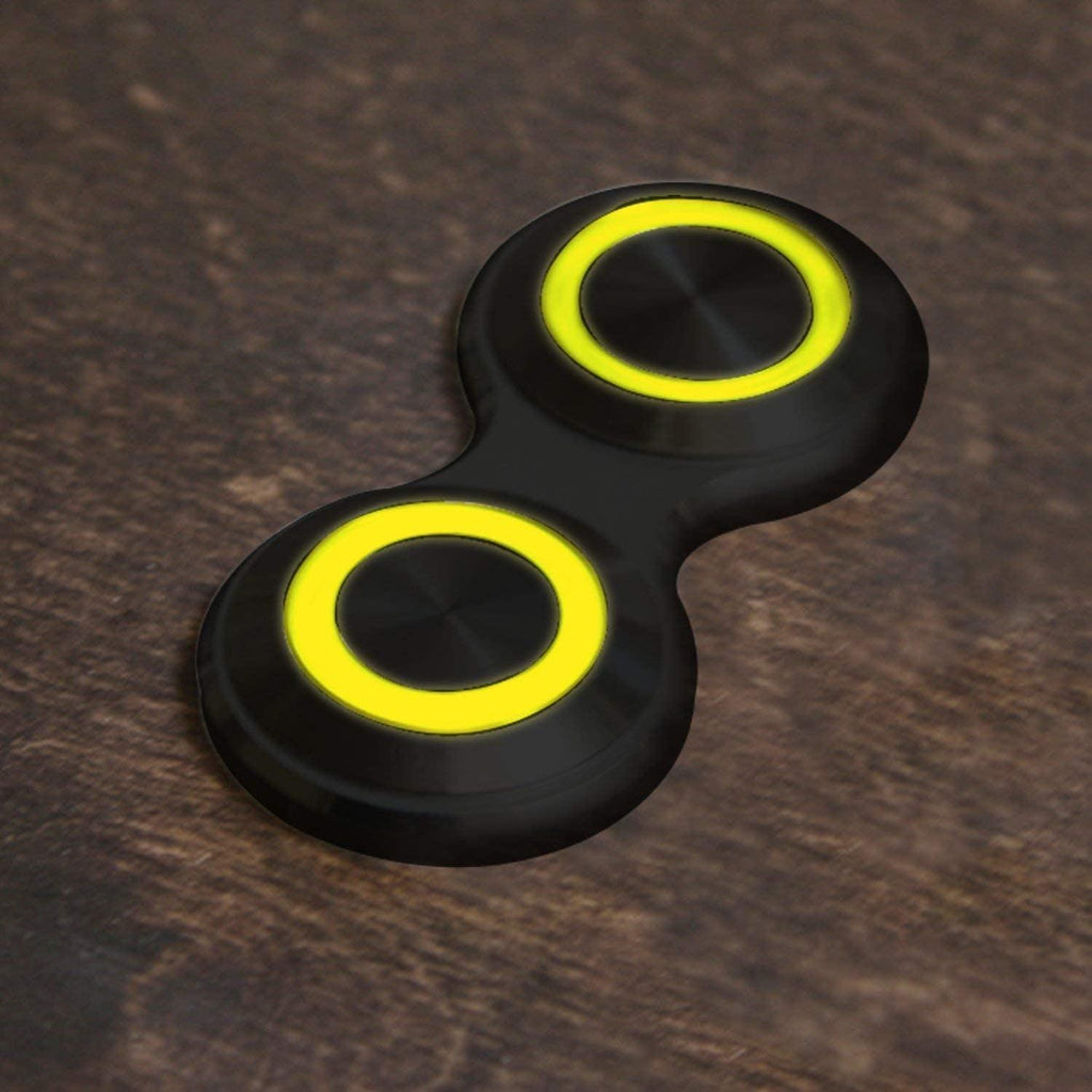 Keep It Clean  Retro Black Switch with Yellow Illumination (Single Switch)