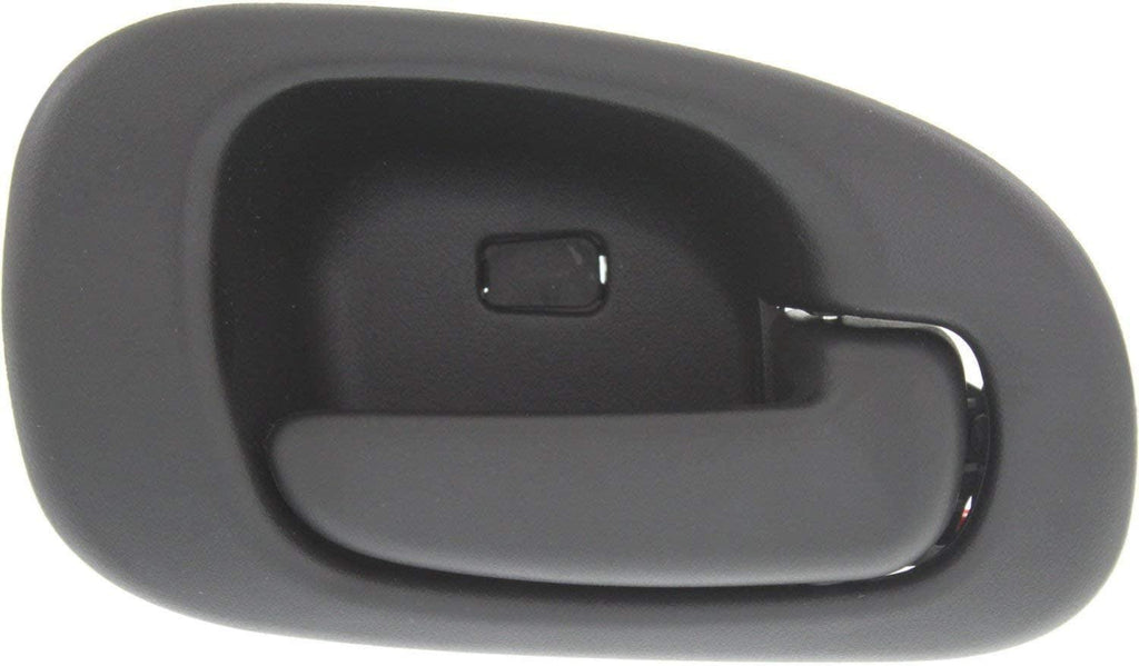 Interior Door Handle Set Compatible with 1998-2004 Dodge Intrepid Rear, Driver and Passenger Side Textured Black Sedan