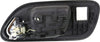 Interior Door Handle Set Compatible with 2001-2006 Acura MDX, Fits 1999-2003 Acura TL Front, Driver and Passenger Side Black Bezel with Chrome Lever
