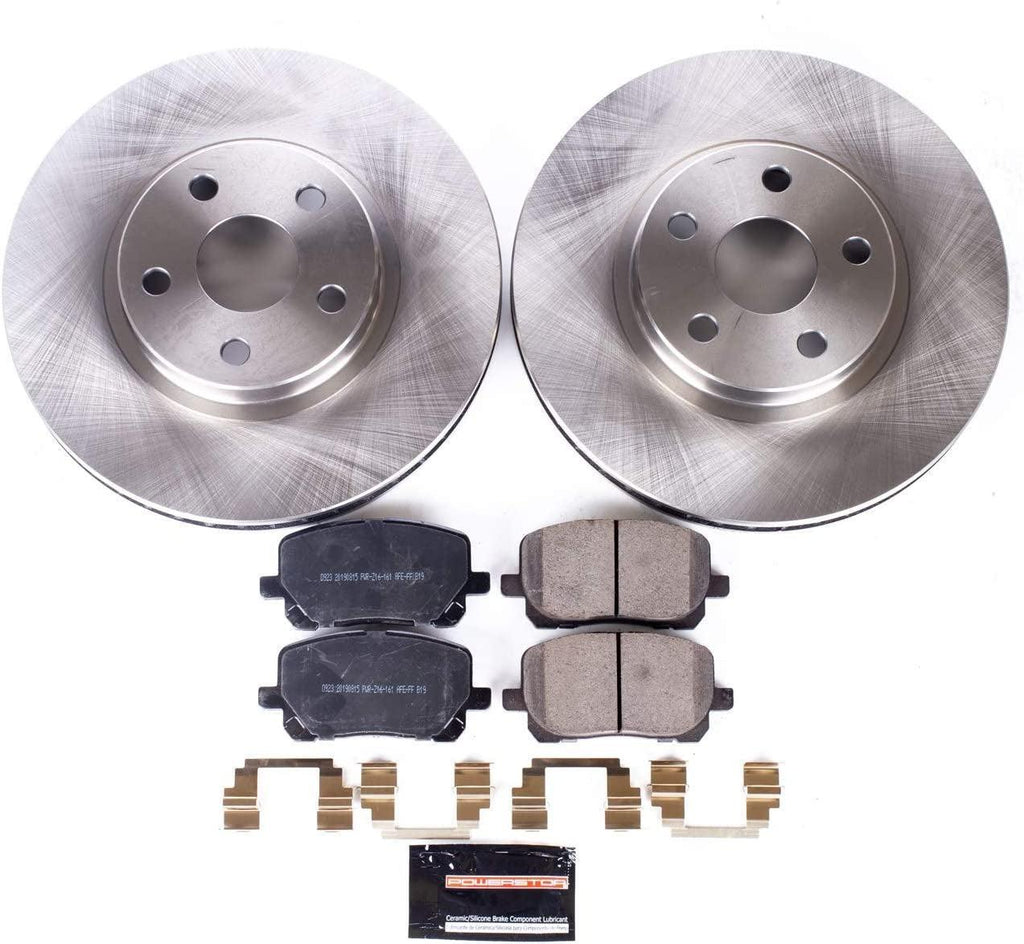 KOE2316 Autospecialty Front Replacement Brake Kit-Oe Brake Rotors & Ceramic Brake Pads