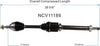 NCV11189 CV Axle Shaft Assembly for Select 2014-18 Ford Fusion; 2014-16 Lincoln MKZ - Front Right (Passenger Side)