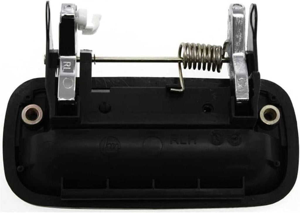 for Toyota Tacoma Exterior Door Handle Rear, Driver Side Black Bezel W/Chrome Lever (2001-2004) | Trim: Pre Runner/Base | TO1520112 | 6924035070