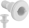 Thru Hull Bilge Fitting, 1In Nylon Plastic Marine Thru Hull Bilge Pump Hose Aerator Fitting for Boat Yacht Sail RV Camper Van