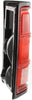 for Dodge Ramcharger 1990 1991 1992 1993 Tail Light Passenger Side | Lens & Housing | W/Black Trim | Clear & Red Lens | Replacement for CH2801114 | 55054788