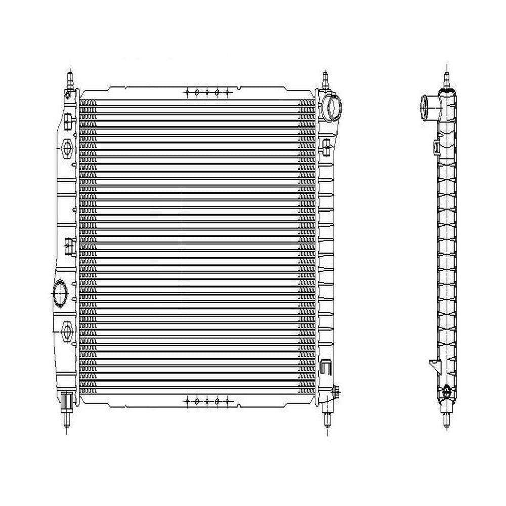04 08 Cv a Veo at 1R Pa (W/ Toc)(W/ Ac) Rad Fits 2007 Chevrolet Aveo