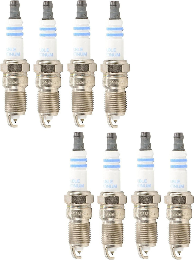 Premium OE Fine Wire Double Platinum Set of 8 Spark Plugs for Saab GMC Chevrolet