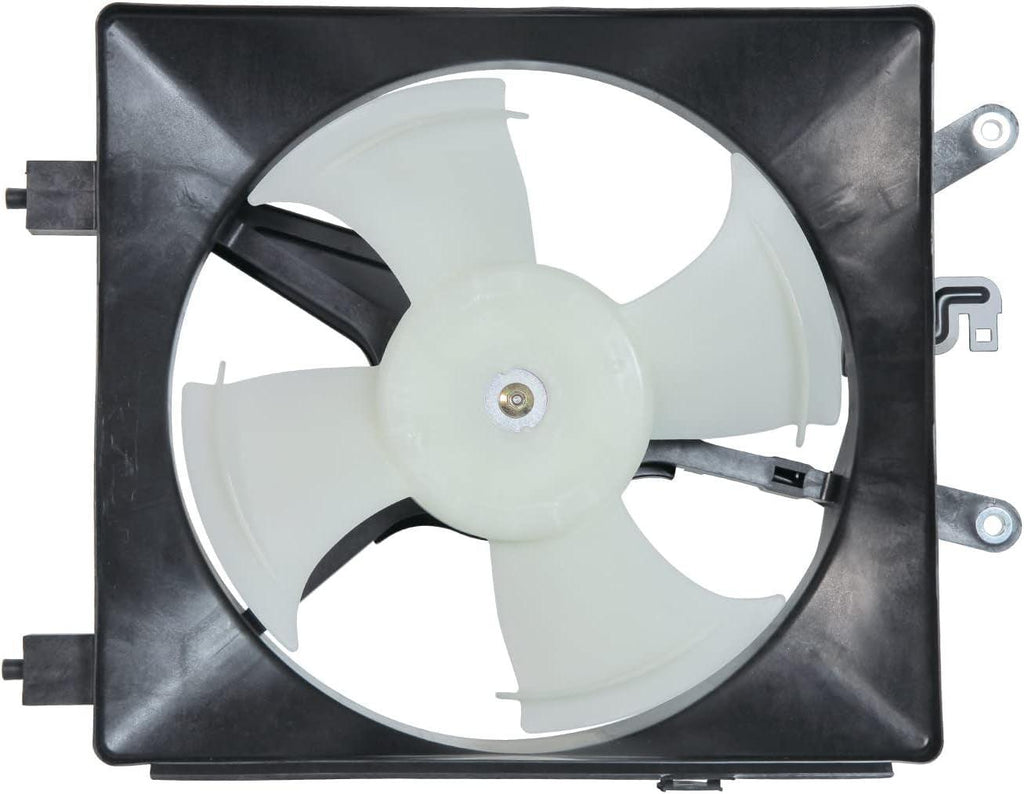 610380 Cooling Fan Assembly Compatible with 2001-2005 Honda Civic, Black