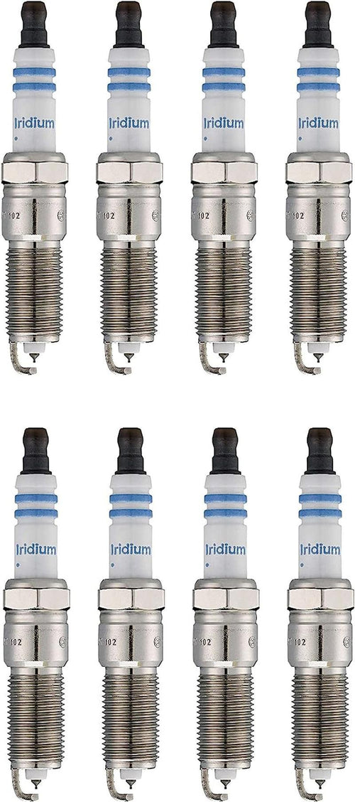 Premium OE Fine Wire Set of 8 Double Iridium Spark Plugs for Ford F-150 Mustang V8