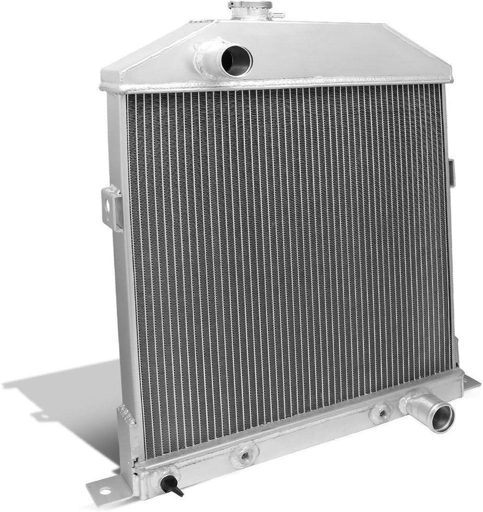 RA-FORDTSB42-3 3-Row Full Aluminum Racing Radiator 23.75" X 26.5" X 3.25" [Compatible with 1942-1948 Passenger Cars (Chevy Conversion) /]