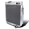 3 Core Mt Aluminum Cooling Radiator Compatible with Ford Mustang Shelby V8 1964-1966