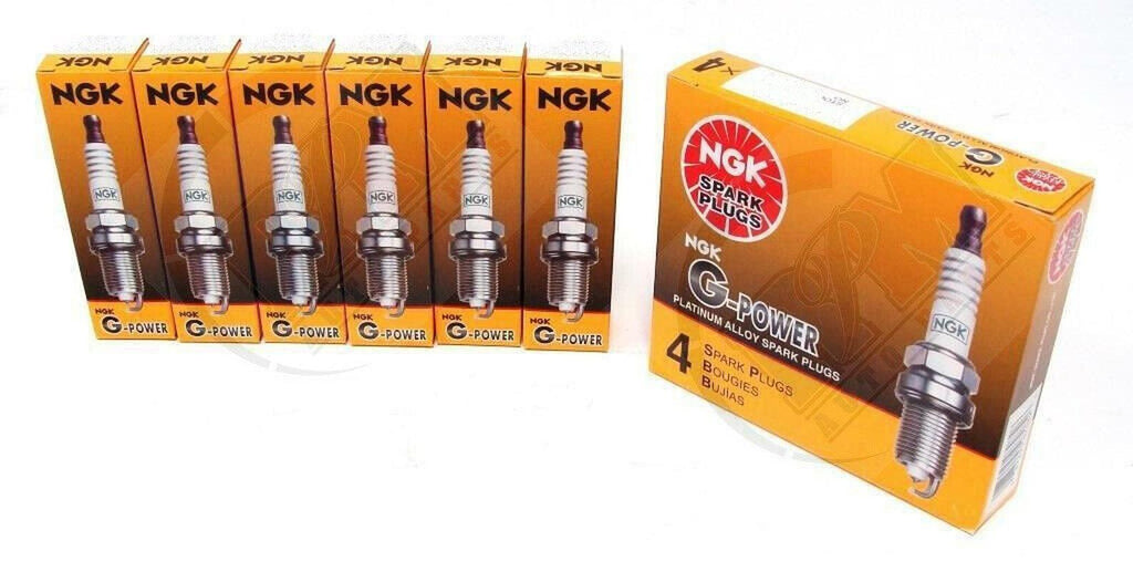 NGK G-POWER Platinum Spark Plugs LKR7BGPS 97390 Set of 6