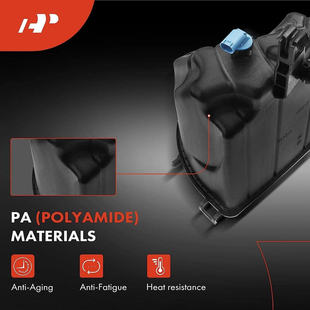 A-Premium Engine Coolant Overflow Recovery Reservoir Tank [W/Cap & Sensor] Compatible with BMW 550I 11-13, 550I GT 10-12, 750I 09-12, 750Li 09-12, Alpina B7, [8Cyl 4.4L], Replace # 17137601948