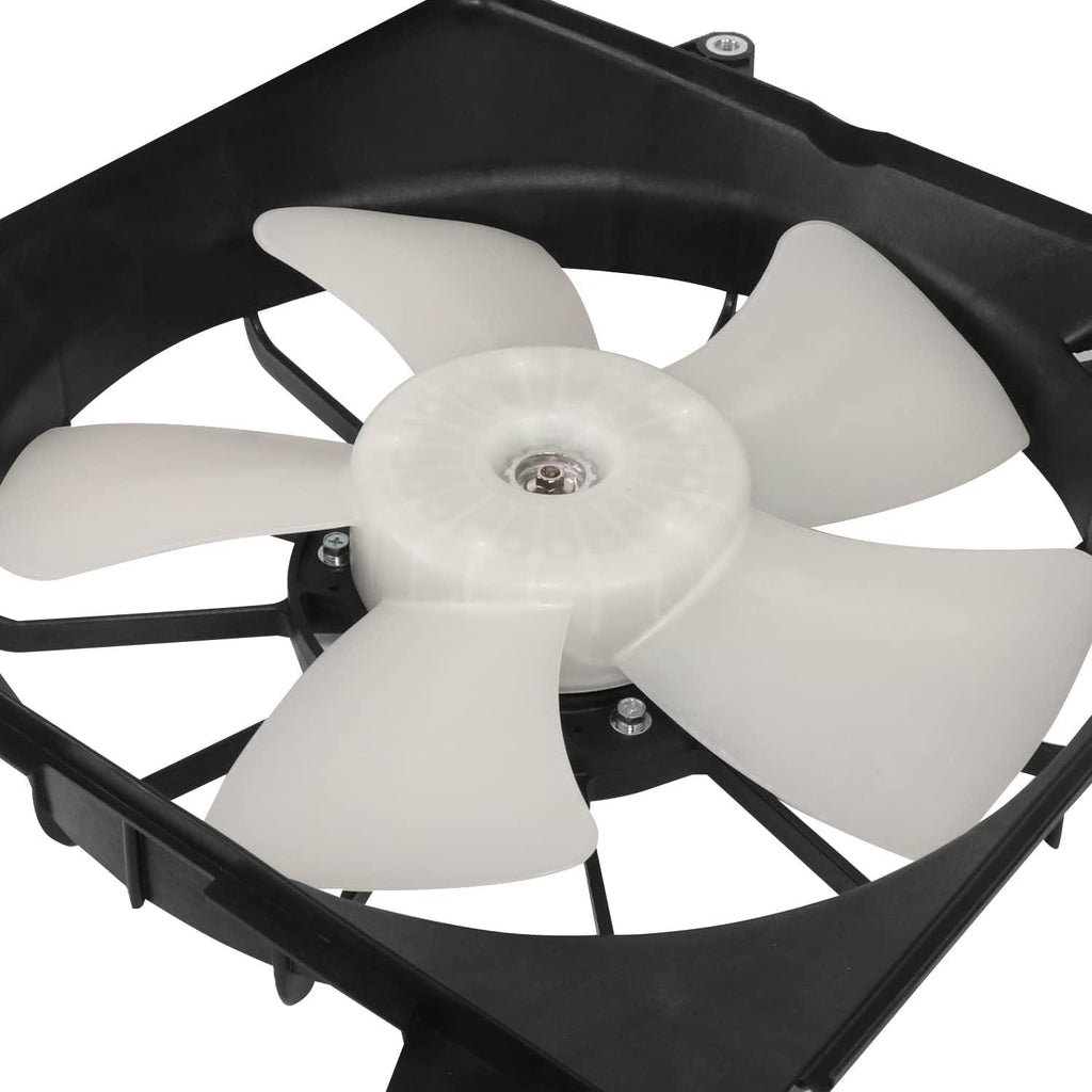 Factory Style Radiator Fan Assembly Compatible with 06-11 Honda Civic 1.8L MT,OEM-RF-0684