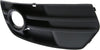 Front Fog Lamp Molding Compatible with 2009-2012 Audi Q5 Set of 2 Passenger and Driver Side Primed