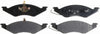SGD257M Service Grade Semi-Metallic Disc Brake Pad Set