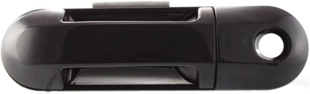 for Ford Explorer Sport Trac Exterior Door Handle Front, Driver Side Smooth Black (2007-2010) | with Key Hole | Trim: Xlt/Limited | FO1310153 | 6L2Z7822405BDPTM