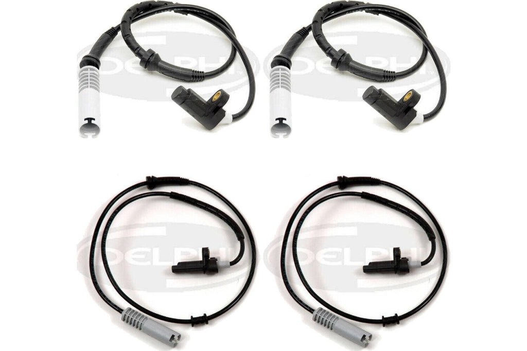 Front & Rear SET Delphi ABS Wheel Speed Sensor for 1995-1998 BMW 750Il (58065)