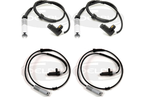 Front & Rear SET Delphi ABS Wheel Speed Sensor for 1995-1998 BMW 750Il (58065)