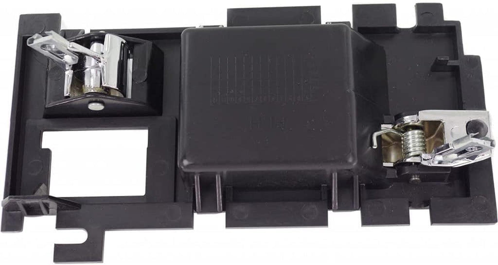 for Oldsmobile Bravada Interior Door Handle Front, Driver Side Chrome Lever (1991-1994) | with Door Lock Button | Trim : Base | GM1352127 | 15658581