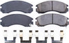 17-530, Z17 Front Ceramic Brake Pads with Hardware