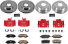Power Stop KC4017A Z23 Evolution Sport Front & Rear Caliper Brake Kit- Brake Rotor, Carbon-Fiber Ceramic Brake Pads and Brake Caliper