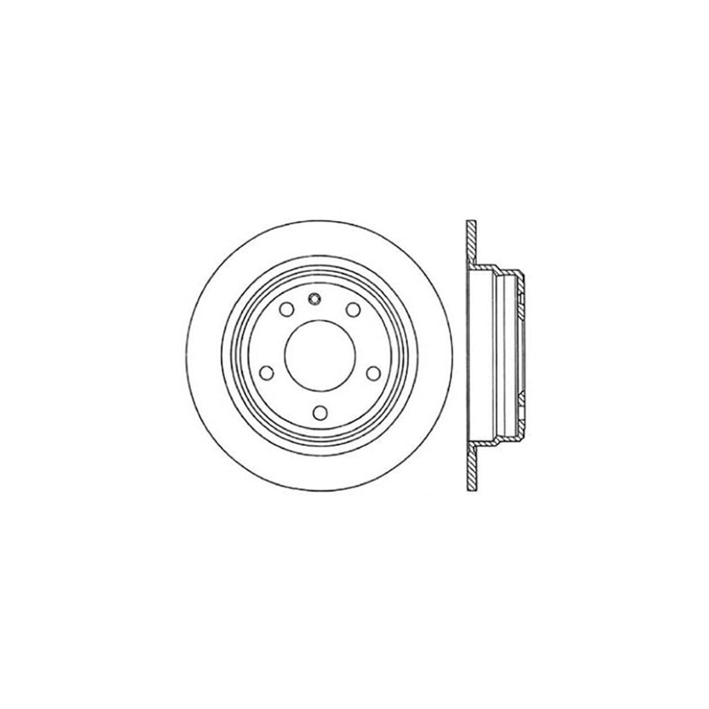 Centric Rear Disc Brake Rotor for BMW (121.34016)