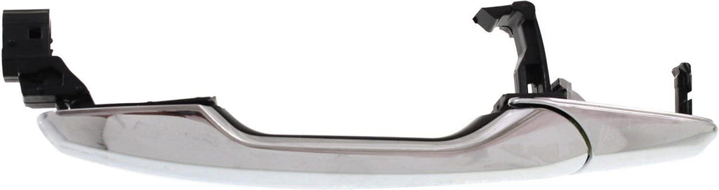 Front or Rear Exterior Door Handle Set of 2 Compatible with 2011-2014 Ford Edge, Fits 2011-2017 Ford Explorer Chrome Driver and Passenger Side