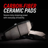 K6761-26 Rear Z26 Carbon Fiber Brake Pads with Drilled & Slotted Brake Rotors Kit