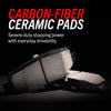 Power Stop K1563-26 Rear Z26 Carbon Fiber Brake Pads with Drilled & Slotted Brake Rotors Kit
