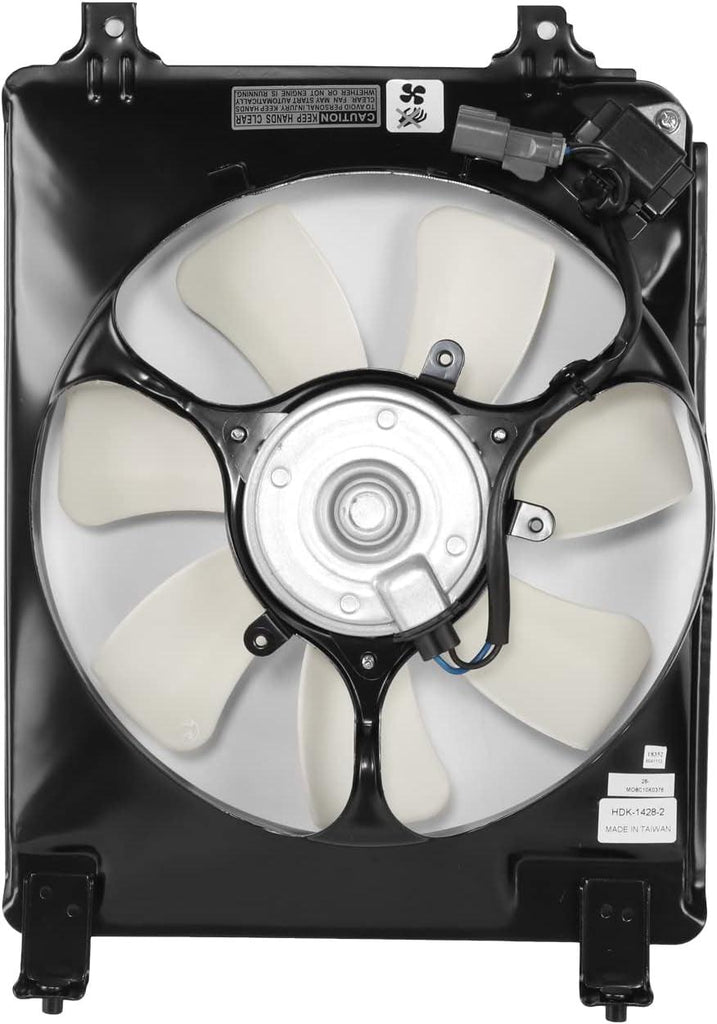 OEM-RF-0680 Factory Style A/C Condenser Fan Assembly Compatible with 2006-2011 Civic SI