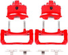 Rear S4836 Pair of High-Temp Red Powder Coated Calipers