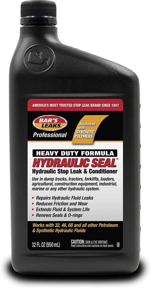 Bar'S Leaks H60 Hydraulic Seal Stop Leak & Conditioner, 32. Fluid_Ounces, 1 Quart