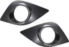 Fog Light Trim Compatible for 2015-2016 Toyota Corolla Left Driver and Right Passenger Primed