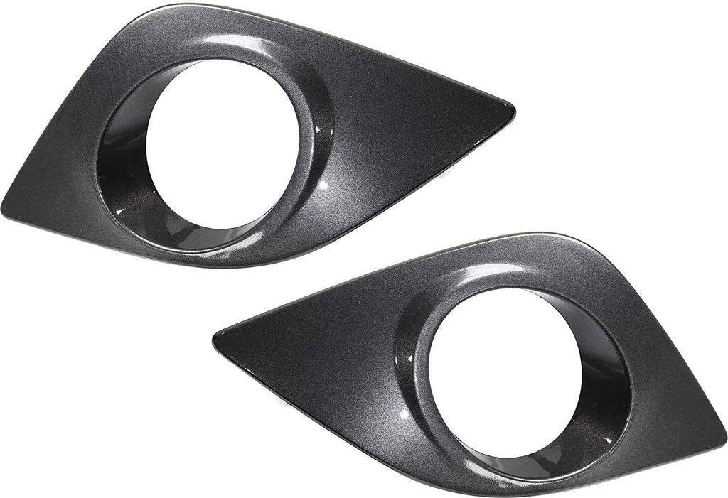 Fog Light Trim Compatible for 2015-2016 Toyota Corolla Left Driver and Right Passenger Primed