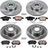 KOE7339 Autospecialty Front and Rear Replacement Brake Kit-Oe Brake Rotors & Ceramic Brake Pads