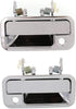 Front Exterior Door Handle Compatible with 1991-1997 Isuzu Rodeo and 1989-1994 Isuzu Amigo and 1988-1995 Isuzu Pickup, Set of 2, Driver and Passenger Side