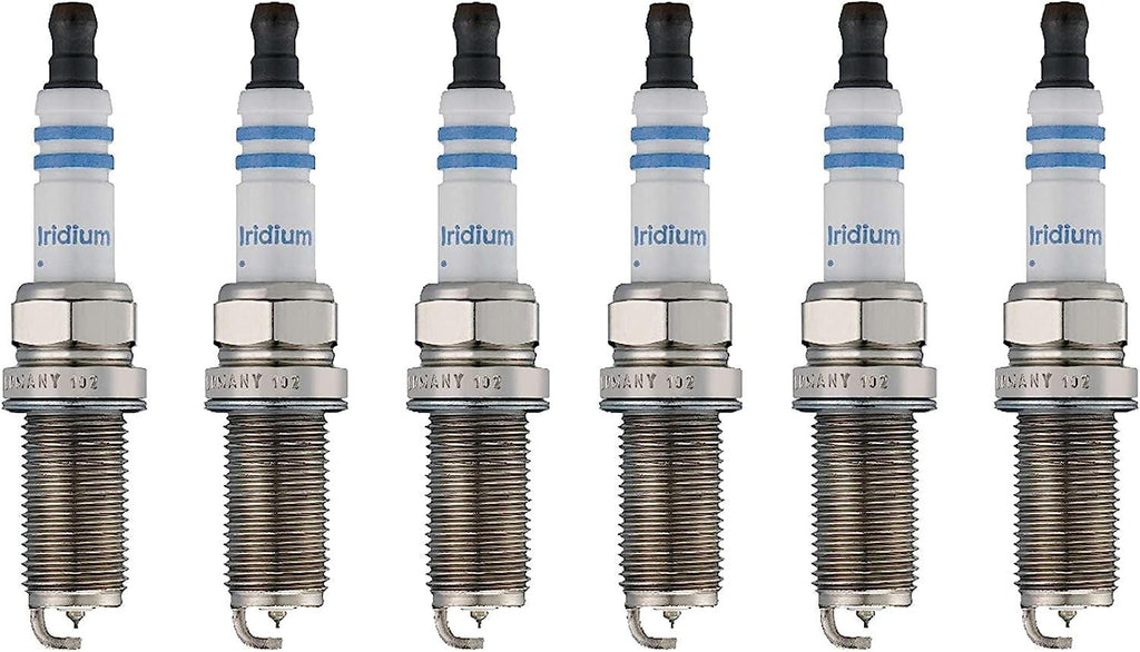Premium OE Fine Wire Set 6 Double Iridium Spark Plugs for Nissan Toyota Subaru
