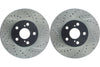 Front PAIR Stoptech Disc Brake Rotor for 2003-2008 Toyota Corolla (46366)