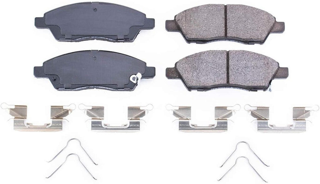 17-1592, Z17 Front Ceramic Brake Pads with Hardware