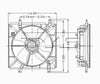 TYC Engine Cooling Fan Assembly for 1997-2001 CR-V 600170