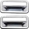 Rear Exterior Door Handle Compatible with 1995-2000 Chevrolet Tahoe/Gmc Yukon and 1992-1994 Chevrolet Blazer All Chrome (Plastic), Set of 2, Driver and Passenger Side
