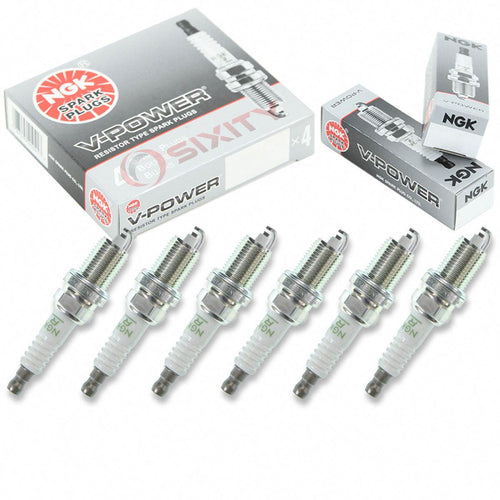 6 for Dodge Dakota for Jeep Liberty Spark Plugs ZFR6F11G 6987 NGK Power Resistor