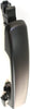 for Nissan Pathfinder Exterior Door Handle Front, Driver Side Smooth Black (2005-2012) | with Key Hole| Trim:All Submodels